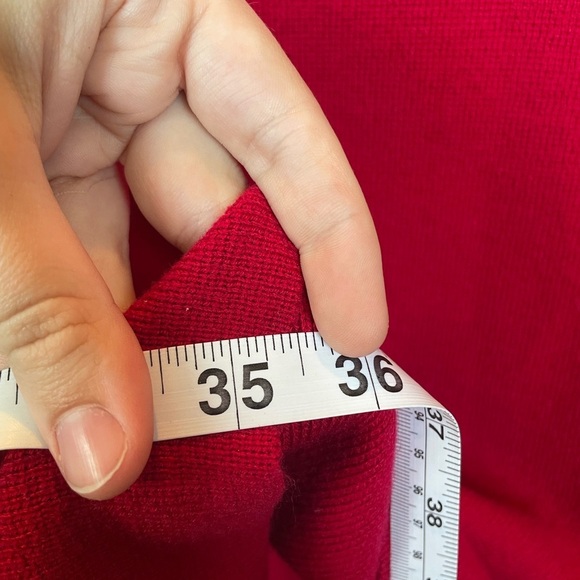 EUC CHICO'S Red Rib Cuff Sleeve Sweater
Dress size XL - Picture 8 of 9